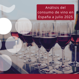Análisis del consumo de vino en España a julio de 2025